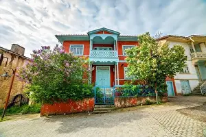 Tarakli, Sakarya, Turkey. Traditional old houses in Tarakli District. Beautiful historical houses