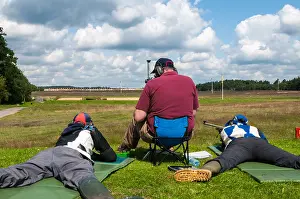 Targets Prints: Target rife shooting at Bisley National Shooting Centre Ranges