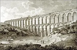 Roman Art Prints: TARRAGONA. ACUEDUCTO ROMANO DE LES FERRERES. ARTE ROMANO. SIGLO I