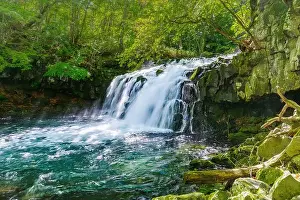 Rapids Prints: Tateshina-Otaki Falls in Nagano Prefecture