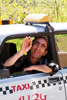 Armenia Prints: Taxi driver in Dilijan, a hill station and former Soviet artist retreat in Armenia