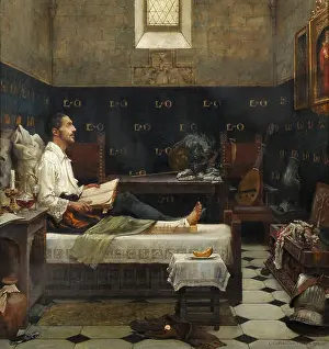 Early 20th Prints: Tayler Albert Chevallier - Ignatius Convalesces at Loyola