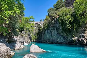 Stone Stream Prints: Tazi Canyon Blue River taken in April 2019rn taken in hdr