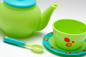 Coffee Cup Prints: tea pot coffee cup spoon toy studio shot symbol multicolored concept conceptual creative creativity education school