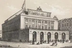 Edificios Prints: Teatro Real de Madrid. Promovido por Isabel II y finalizado en octubre de 1850