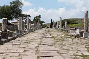 Colonnade Prints: Via Tecta, the Roman sacred street leading to the Asklepion in Roman city Pergamum