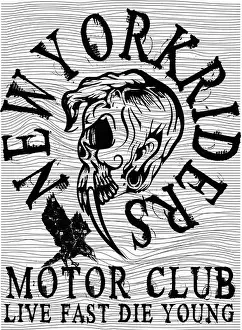 Devil Prints: Tee graphic motorcycle club