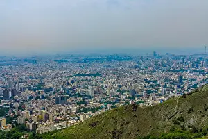 Channels Prints: Tehran Jamshidieh Park View Point Cityscape of the Whole City