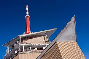 Antennas Prints: Telecommunication tower on Mount Lysa Hora