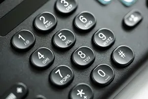 On The Phone Prints: Telephone keypad