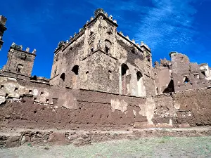 Maroc Prints: Telouet kasbah of el Glaoui, Morocco