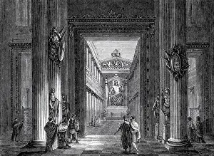 Religions Prints: Temple of Jupiter Stator