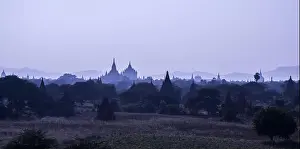 Portrait Orientation Prints: temples, Bagan, Myanmar