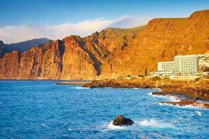Images Dated 13th December 2014: Tenerife, Los Gigantes Cliff, Canary Islands, Spain