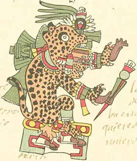 Supernatural Prints: Tepeyollotl is a deity from Aztec mythology