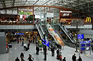 Deutscher Prints: Terminal 2 Of The Frankfurt Airport, Frankfurt, Germany