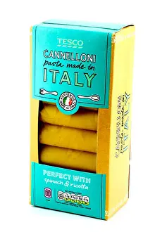 Outs Prints: Tesco Cannelloni Pasta Made In Italy