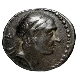 Syrian Prints: A tetradrachm coin from the Syrian mint