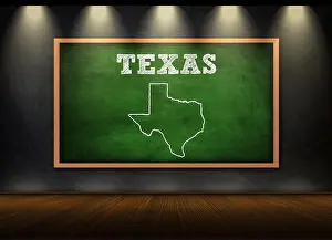 Texan Prints: TEXAS MAP - written concept