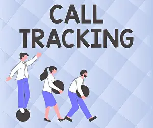 Optimization Prints: Text caption presenting Call Tracking