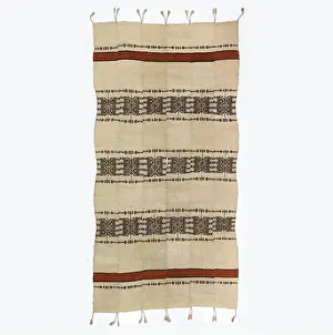 Fringe Prints: Textile. Panel composed of six strips stitched together