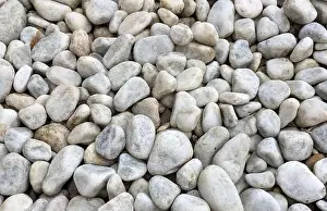 Dumping Prints: Texture of round gravel stones