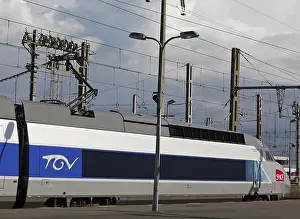Voyages Prints: TGV train, France