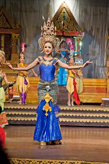 Pattaya Prints: Thai Dance and Culture Show in Papaya, Thailand, Asia