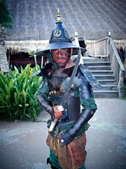 Ayuthaya Prints: Thailand Actor dressed as ancient Thai soldiers