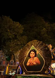 Intense Prints: Thaipusam worshipers, Batu Caves