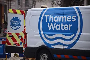 Central London Prints: Thames Water Van