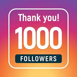 Followers Prints: Thank you 1000 followers congratulation subscribe. 1k like follow anniversary