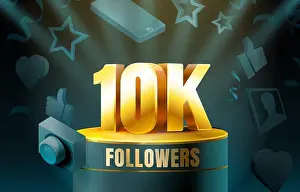 Followers Prints: Thank you followers peoples, 10k online social group