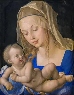 Holy Family Prints: 'The Virgin and Child with a Pear' (1512) by Albrecht Dürer (1471 – 1528)