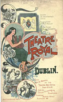 Clothes Prints: Theatre Royal, Dublin, programme 1906