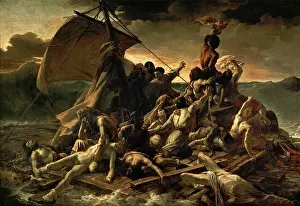 Shipwreck Prints: Théodore Géricault (1791-1824) French School Le radeau de la Méduse (2 juillet 1816) The Raft of the Medusa (July 2)