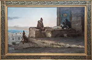 National Gallery Prints: Theodoros Rallis: 'Vigil for the Pasha of Tangier' (1884)