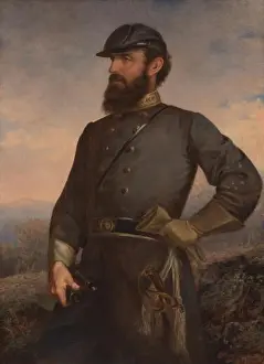 Belt Prints: Thomas Jonathan Jackson. oil on canvas. Date: 1876. Museum: NATIONAL PORTRAIT GALLERY