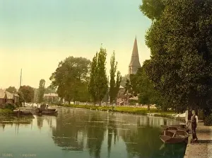 Norfolk Broads Prints: Thorpe St Andrew and the River Yare near Norwich circa 1890-1900