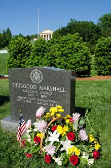 2014 Prints: Thurgood Marshall rests with several other notable Supreme Court Justices near the JFK gravesite