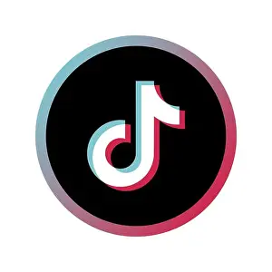 Blogging Prints: Tik Tok icon. Social media. Tik Tok logo design