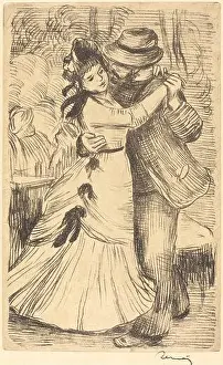 Renoir Prints: Title: Dancing in the Country Creator: Pierre Auguste Renoir Date: c