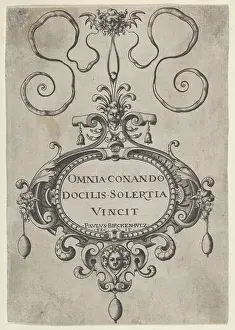 Sheet Prints: Title Page, from Omnia Conando Docilis Solertia Vincit