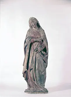 Art And Craft Prints: Title Unknown (Woman Figurine) by unknown artist