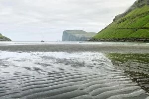 Images Dated 2nd August 2019: Tjornuvik beach on Streymoy island, Faroe Islands, Denmark. Landscape photography