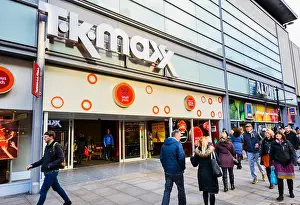 Market Street Prints: TK Maxx store in Market Street, Manchester city centre