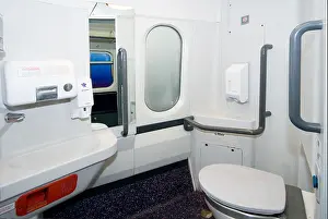 Rails Prints: Toilet on a passenger train in the UK