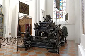 Muenchen Prints: Tomb in Frauenkirche (Munich Cathedral)