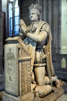 Historic Architecture Prints: Tomb monument of Louis XVI (1754 - 1793) king of France 1774 to 1792