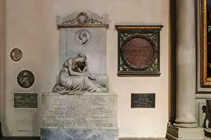 Nuclear Prints: Tomb of Pompeo da Mulazzo Signorini and commemorative plaques of Leonardo da Vinci
